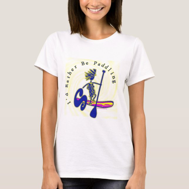 Camiseta SUPS que eu preferencialmente estaria remando (Frente)