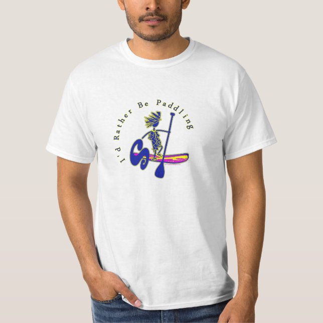 Camiseta SUPS que eu preferencialmente estaria remando (Frente)