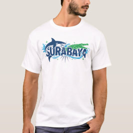 Camiseta Surabaya T-Shirt - Bold Maritime City Name Graphic