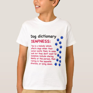 Camiseta Surdez - Dicionário do cão