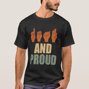 Camiseta Surdo Não Quebrado Orgulho Surdo Língua de Sinais
