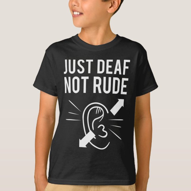 Camiseta Surdo Não Rude (Frente)