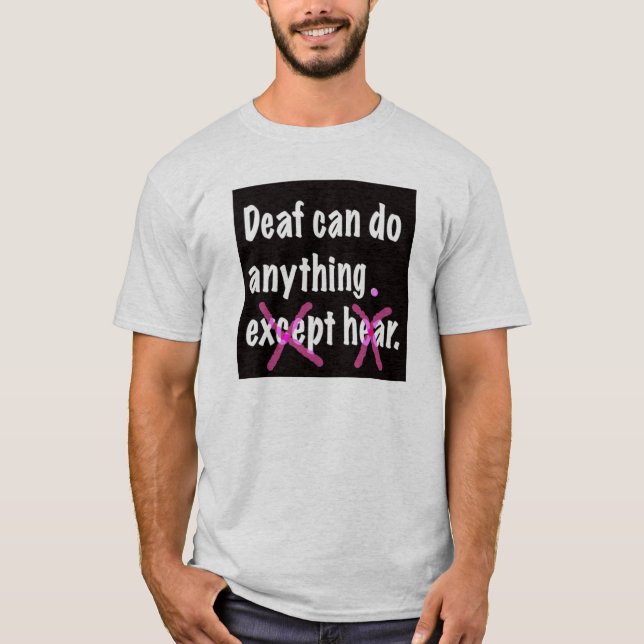 Camiseta Surdo pode fazer qualquer coisa (Frente)