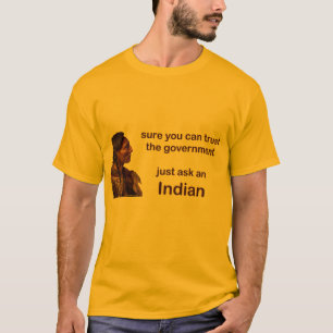 Camiseta sure você pode confiar o governo