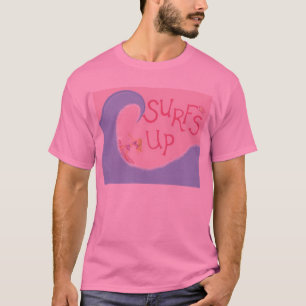 Camiseta SURF ACIMA do T das meninas