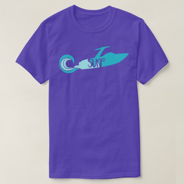 Camiseta Surf acordar (Frente do Design)