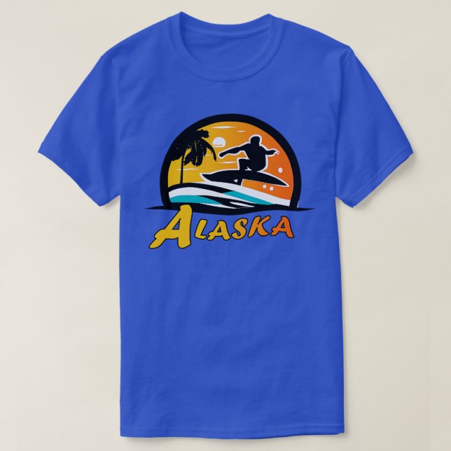 Camiseta Surf Alaska TSirt (Frente do Design)