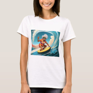 Camiseta Surf ano rainha conquistando o oceano