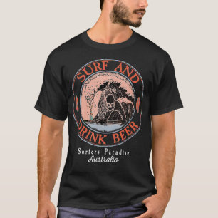 Camiseta Surf Austrália I Austrália Surfer Retro I Surfers