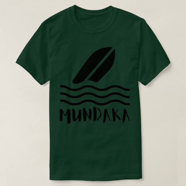 Camiseta surf basco mundaka (Frente do Design)