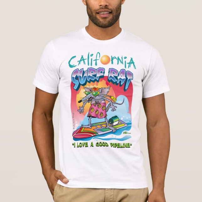 Camiseta Surf California Rat T-Shirt (Frente)