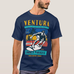 Camiseta Surf California Ventura Beach 70s 80s Ventura