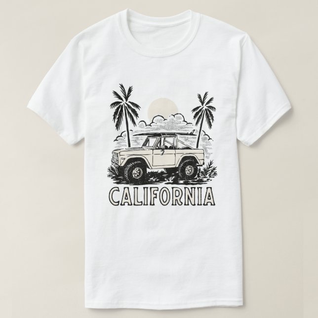 Camiseta surf_car (Frente do Design)