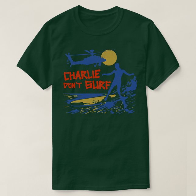 Camiseta Surf Charlie Dont (Frente do Design)