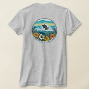 Camiseta SURF CITY EUA (Mulheres) Huntington Beach