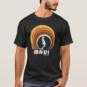 Camiseta Surf Conselho Longo da Retro Maui