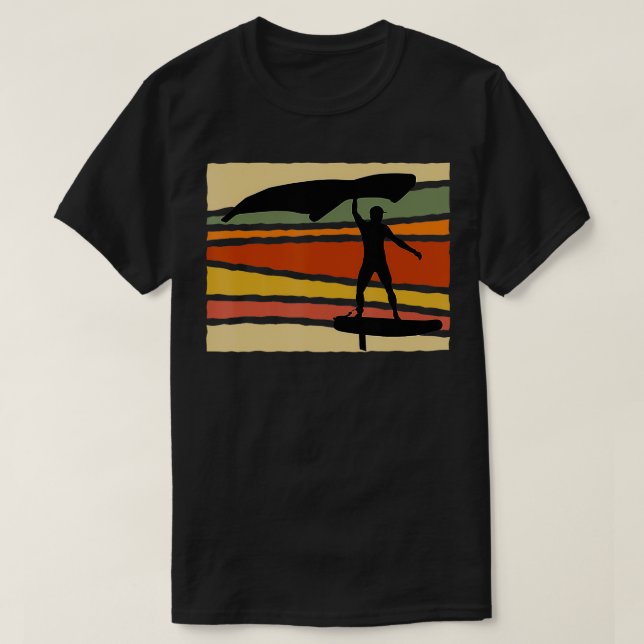 Camiseta Surf De Folha De Wingsurf Wingfoil Wing Surfer (Frente do Design)