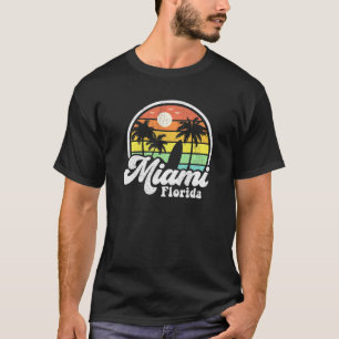 Camiseta Surf de Navegação na Flórida Vintage Miami Beac