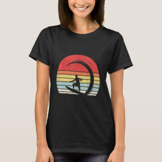 Camiseta Surf De Navegação Por Ondas De Surfer De Vintage R