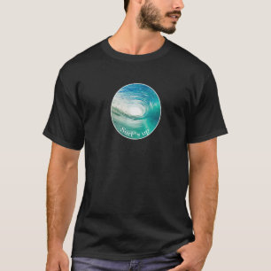 Camiseta surf de onda de tubo perfeito para surf