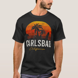 Camiseta surf de Palms da Califórnia Lbad, Sunset Vintage
