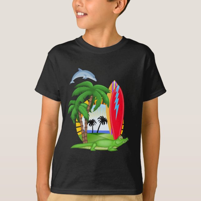 Camiseta Surf de paraíso - SRF (Frente)