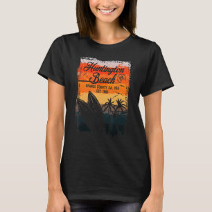 Camiseta Surf de praia em Huntington,  da Califórnia Surf V