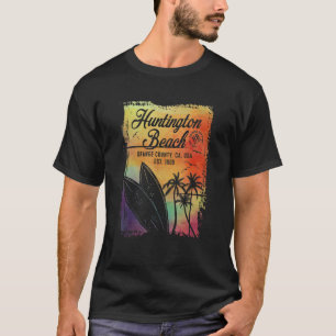 Camiseta Surf de praia em Huntington, da Califórnia Surf V