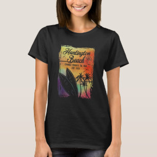 Camiseta Surf de praia em Huntington, da Califórnia Surf V