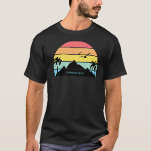 Camiseta Surf de praia Honolulu Oahu Hawaii Aloha Gift Maui