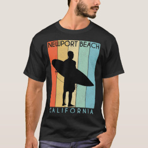 Camiseta Surf de retorno de lançamento do Newport Beach CA