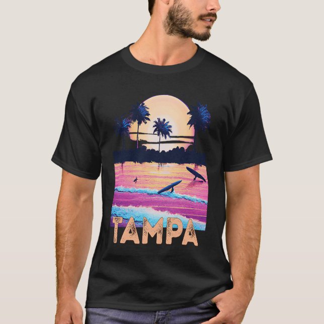 Camiseta Surf de Souvenir Tampa Florida (Frente)