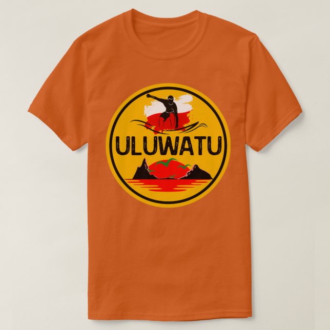 Camiseta surf de uluwatu bali (Frente do Design)
