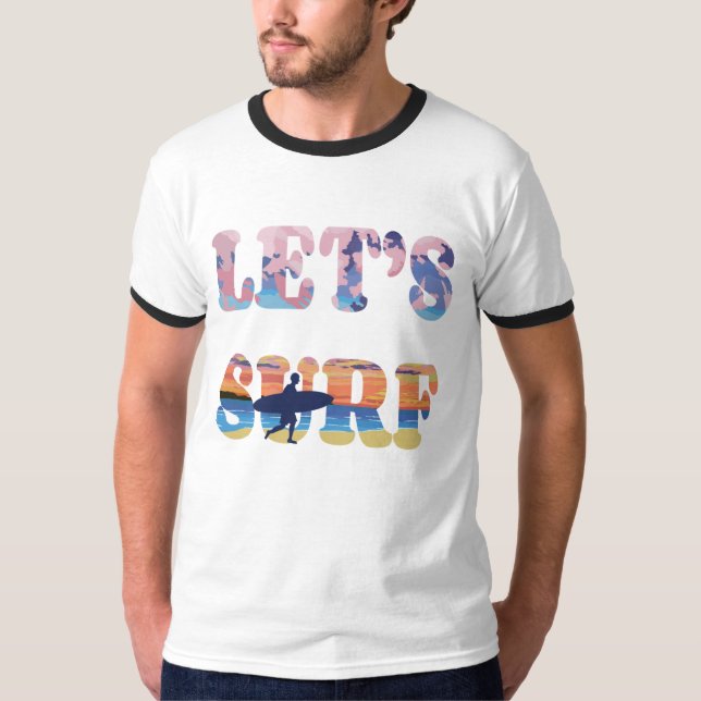 Camiseta Surf de vamos T-Shirt (Frente)