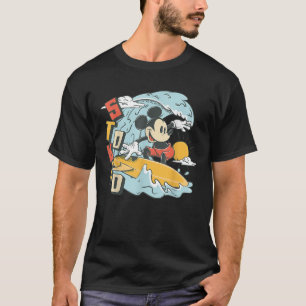 Camiseta Surf de Verão do Mickey Mouse estacionado
