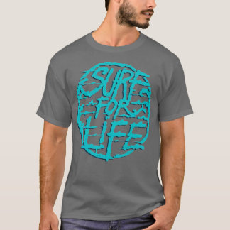 Camiseta Surf de vida para surfistas e surfistas