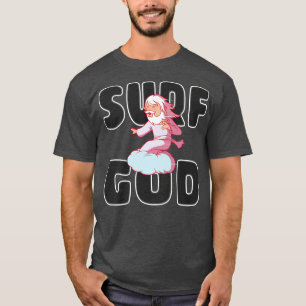 Camiseta Surf Deus Surf Bonito Deus Estético Navegando Jesu