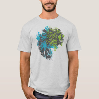 Camiseta Surf do corpo da mente Onda-Escuro