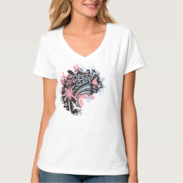 Camiseta Surf do corpo da mente para mulheres