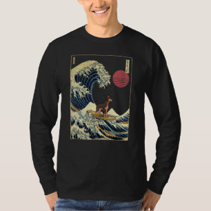 Camiseta Surf Dobermann Japonês Kanagawa