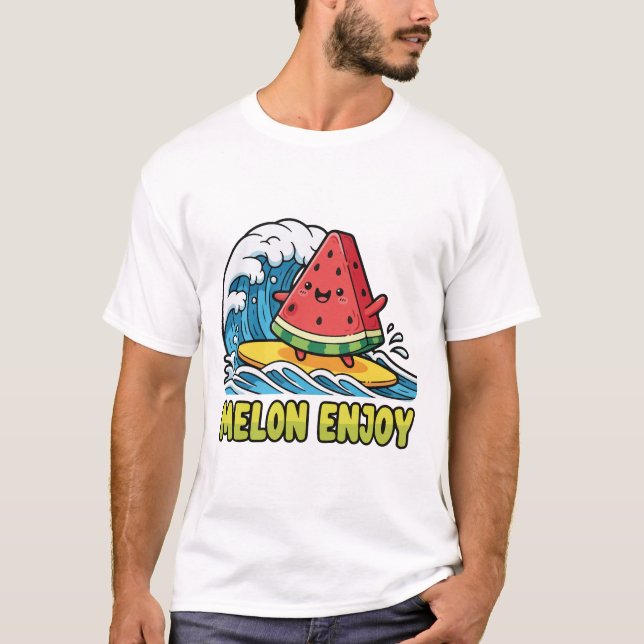 Camiseta Surf e snack (Frente)