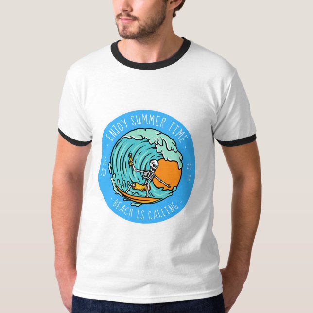 Camiseta Surf e Verão (Frente)