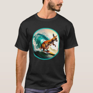 Camiseta Surf Embarcando Kangaroo Austrália Surfistas Anima