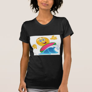 Camiseta surf emoji