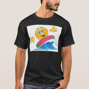 Camiseta surf emoji