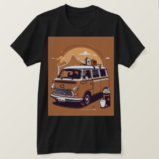 Camiseta "Surf: Feliz Van Sticker"