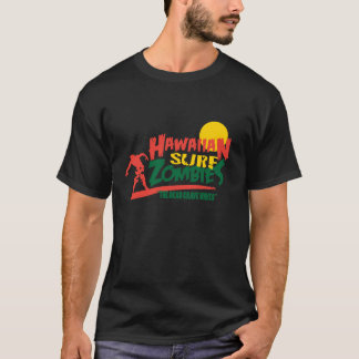 Camiseta Surf Havaiano Zombies Hawaii assusta o Halloween I