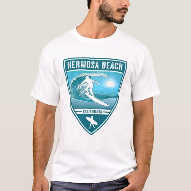 Camiseta Surf Hermosa Beach California (Frente)