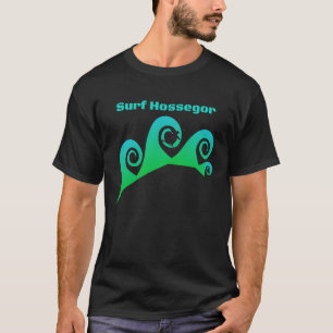 Camiseta Surf Hossegor Waves França Grandes Praias Surfs