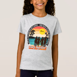 Camiseta Surf junto - Mantenha o equilíbrio